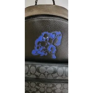 Coach Bags Disney X Marvel Black Panther Leather Backpack W